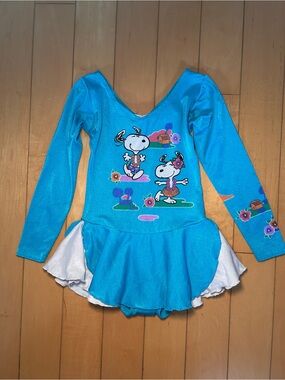 Girl’s Vintage 80’s Snoopy Skating Dress